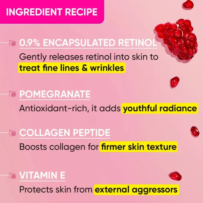 Dot & Key Pomegranate & Retinol Anti Ageing Serum-20 ml - Image 5
