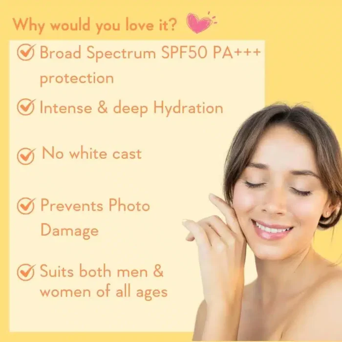 WishCare SPF 50 Sunscreen Body Lotion - Image 4