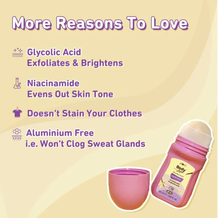 Vanilla Vibes Deodorant Roll On by Plum BodyLovin' - Image 5