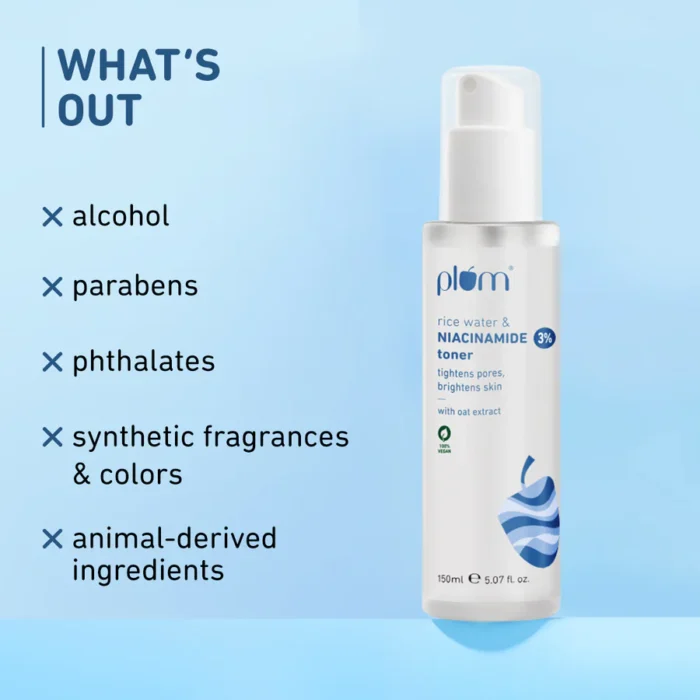 3% Niacinamide Face Toner with Rice Water - Image 2