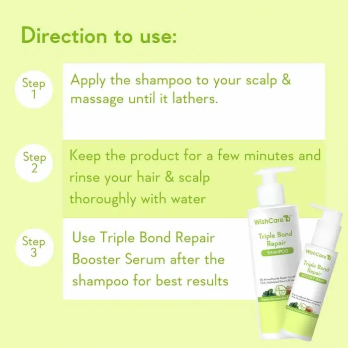 WishCare Triple Bond Repair Shampoo - Image 6