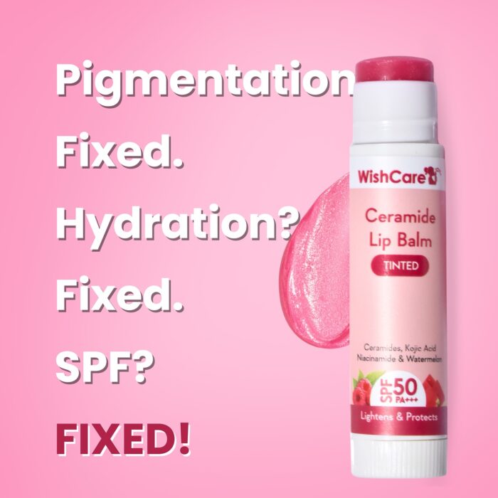 483337553_18266892292256307_7155537852223382505_n WishCare Ceramide Lip Balm with SPF 50 PA+++ (Tinted) - Image 1