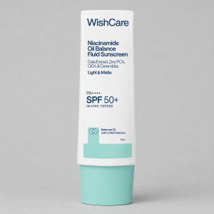 WishCare 5% Niacinamide Oil Balance Fluid Sunscreen | SPF50 PA++++