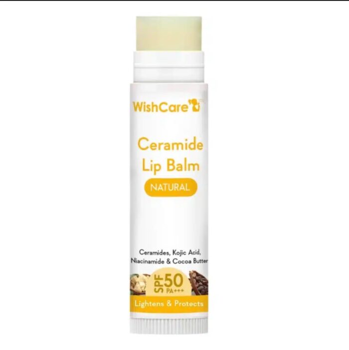 img_0229 WishCare Ceramide Lip Balm with SPF 50 PA+++ (Non Tinted) - Image 1