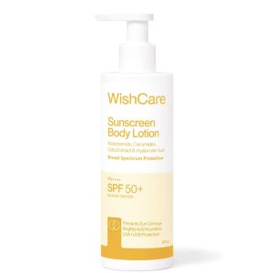 WishCare SPF 50 Sunscreen Body Lotion-200ml (new packaging)