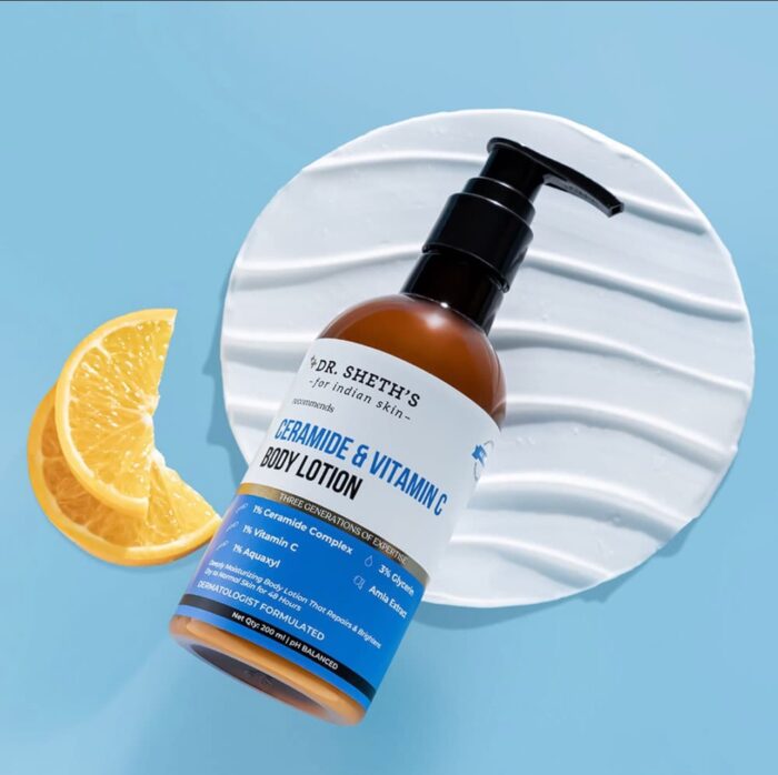 img_0182 Dr sheth Ceramide & Vitamin C Body Lotion - 200ml - Image 1