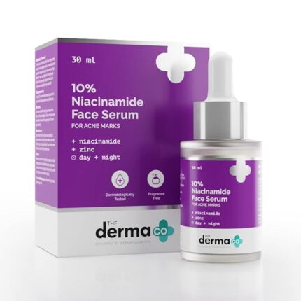 The Derma Co 10% Niacinamide Face Serum with Zinc for Acne Marks | 30 ml