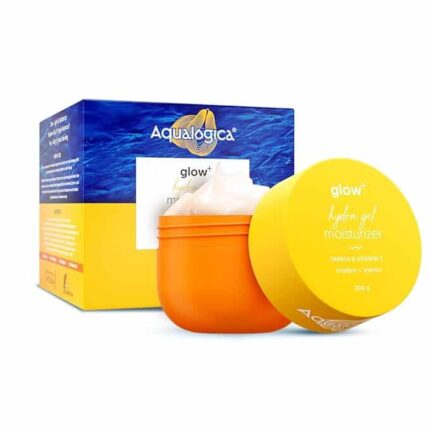 Aqualogica Glow+ Hydra Gel Moisturizer with Vitamin C for Glowing Skin (200 g)