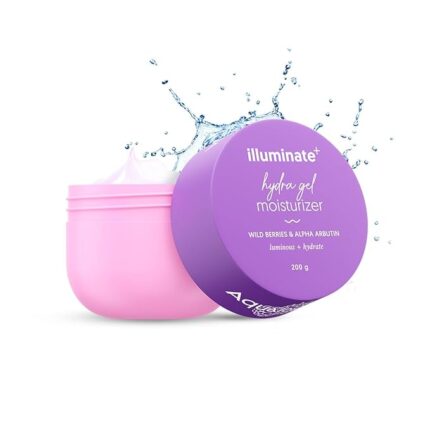 Aqualogica Illuminate + Hydra Gel Moisturizer with Wild Berriesfor Luminous Skin (200g)