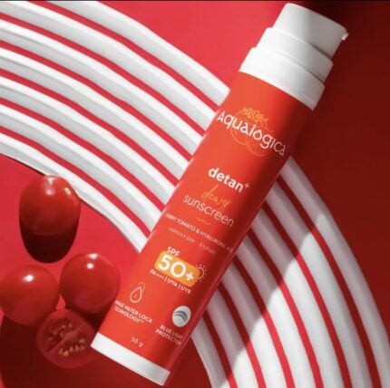 Aqualogica Detan+ Dewy Lightweight Sunscreen with SPF 50- 50g