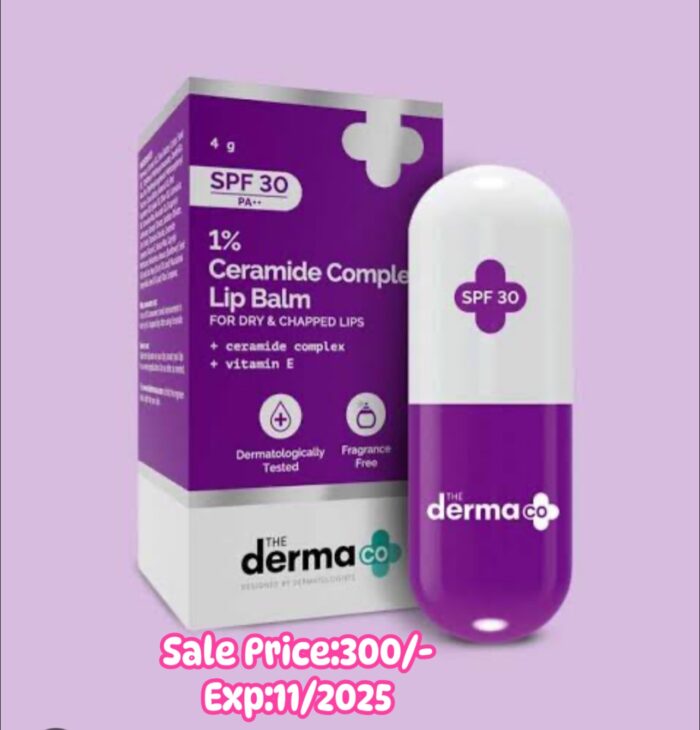 img_1415 The Derma Co 1% Ceramide Complex Lip Balm🚫🚫Expiry -11/2025) - Image 1