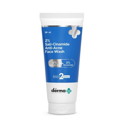 The Derma Co 2% Sali-Cinamide Anti-Acne Facewash - 80ml
