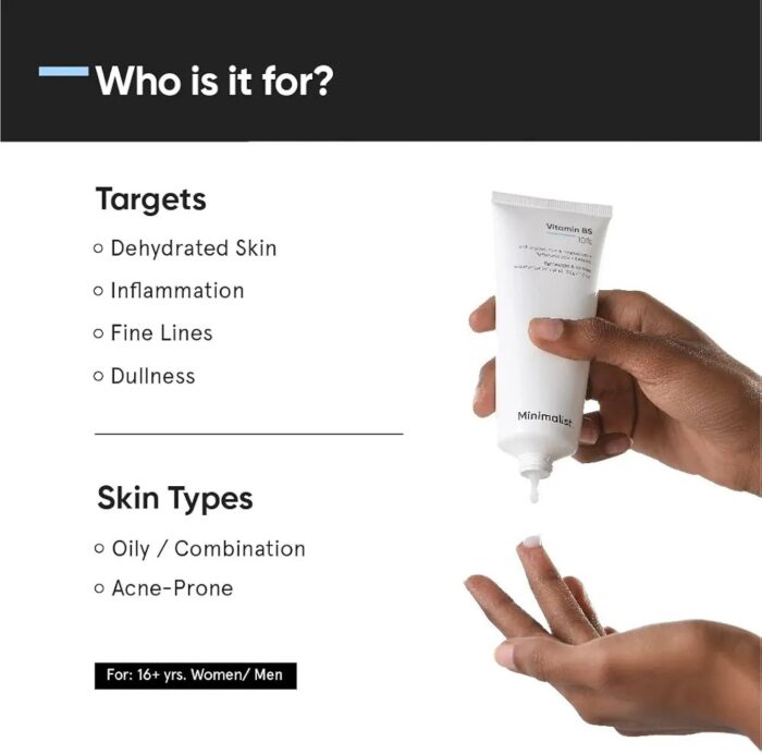 Minimalist 10% Vitamin B5 Gel Face Moisturizer 50g - Image 2