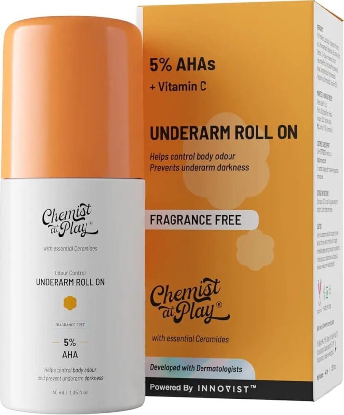 2025/02/1000022829.jpg Chemist at Play UnderArm Roll-On | Fragrance FREE 40ML - Image 1