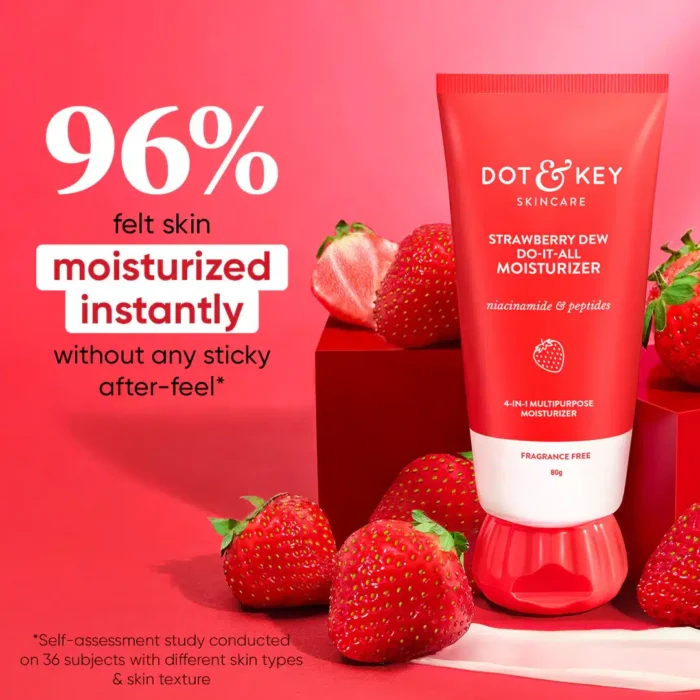 Dot & key Strawberry + Niacinamide Brightening Moisturizer - Image 3