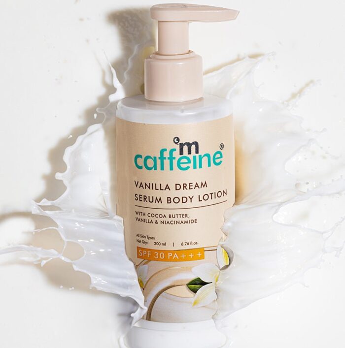 Mcaffeine Vanilla Dream Serum Body Lotion SPF 30 PA+++ | Niacinamide & Cocoa Butter 200ml - Image 7
