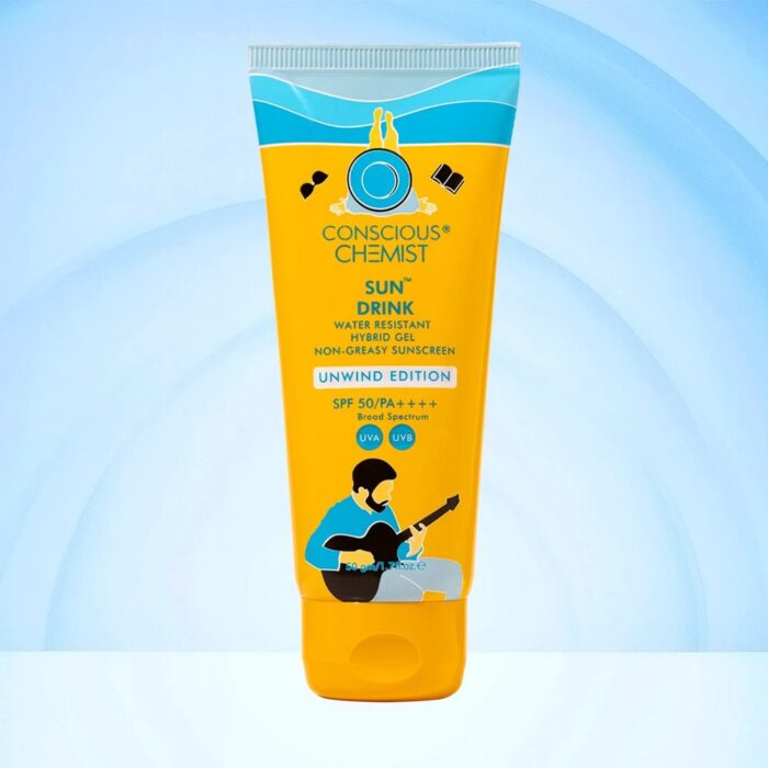Conscious Chemist Sun Drink Unwind Edition Ceramide Sunscreen |SPF 50PA++++| 50gms - Image 5