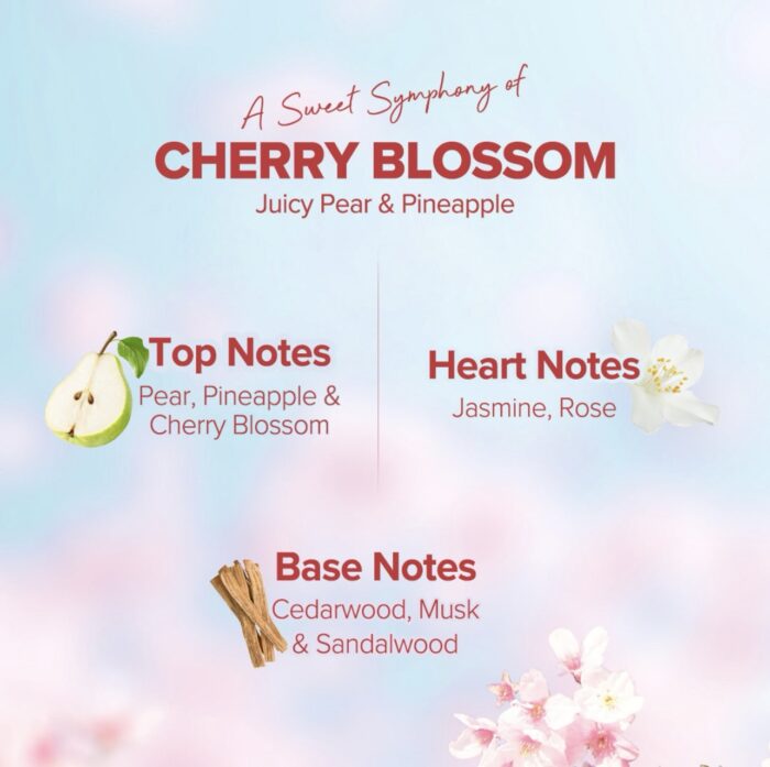 Aqualogica Refresh+ Cherry Blossom Bloom Perfume Body Mist with Zemea and Hyaluronic Acid - 150 ml - Image 6