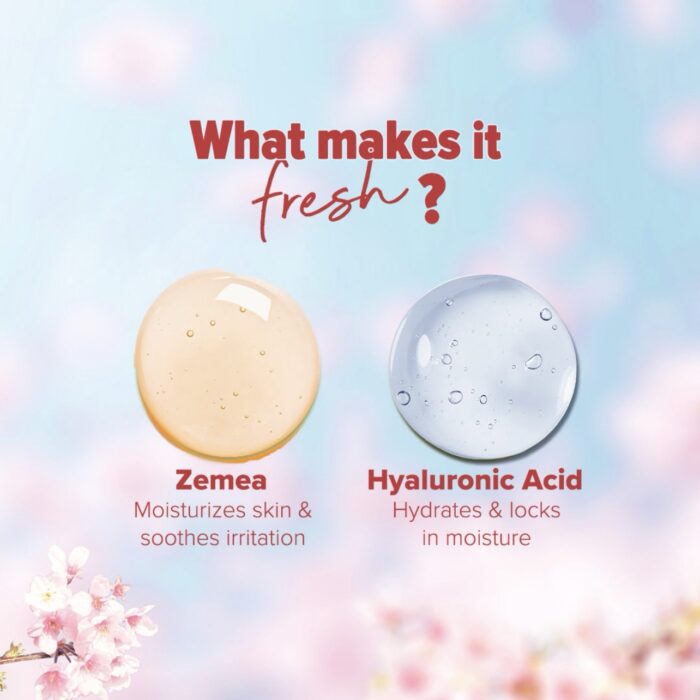 Aqualogica Refresh+ Cherry Blossom Bloom Perfume Body Mist with Zemea and Hyaluronic Acid - 150 ml - Image 7