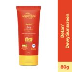 Aqualogica Detan+ Dewy Sunscreen SPF 50+ PA++++with Cherry Tomato & Hyaluronic Acid-80 g