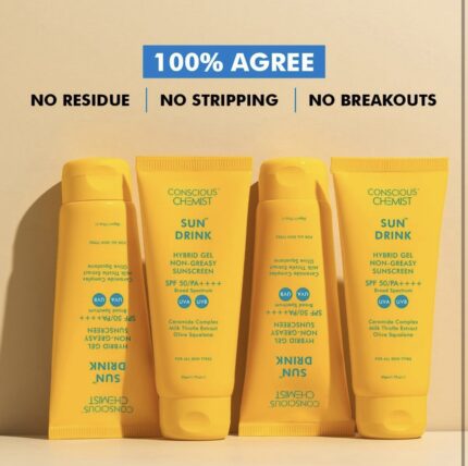 Conscious Chemist Dewy Ceramide Sunscreen SPF 50 PA++++ | | 50g