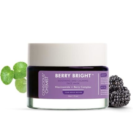 Conscious Chemist® Berry Bright Pore Refining & Brightening Face Mask | | 50g