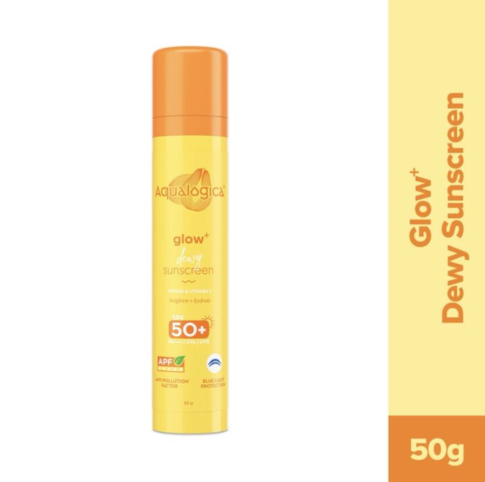 Aqualogica All Glow+ Dewy Sunscreen Gel With Papaya & Vitamin C-Spf 50+ Pa++++|-50 G - Image 6