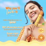 Aqualogica All Glow+ Dewy Sunscreen Gel With Papaya & Vitamin C-Spf 50+ Pa++++|-50 G - Image 4