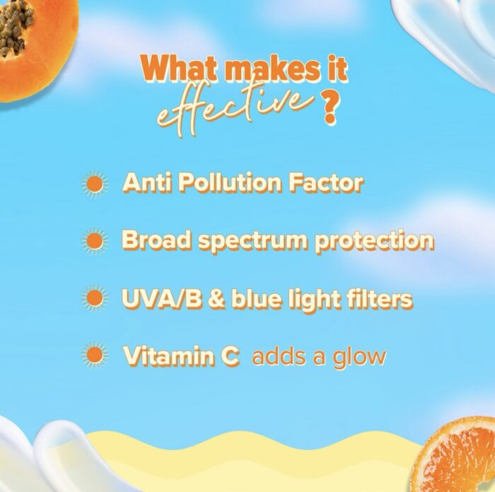 Aqualogica All Glow+ Dewy Sunscreen Gel With Papaya & Vitamin C-Spf 50+ Pa++++|-50 G - Image 5