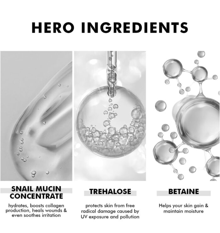 Conscious Chemist Snail Mucin Serum | 50ml | Barrier Repair Essence for Face- Snail Magic - Image 3