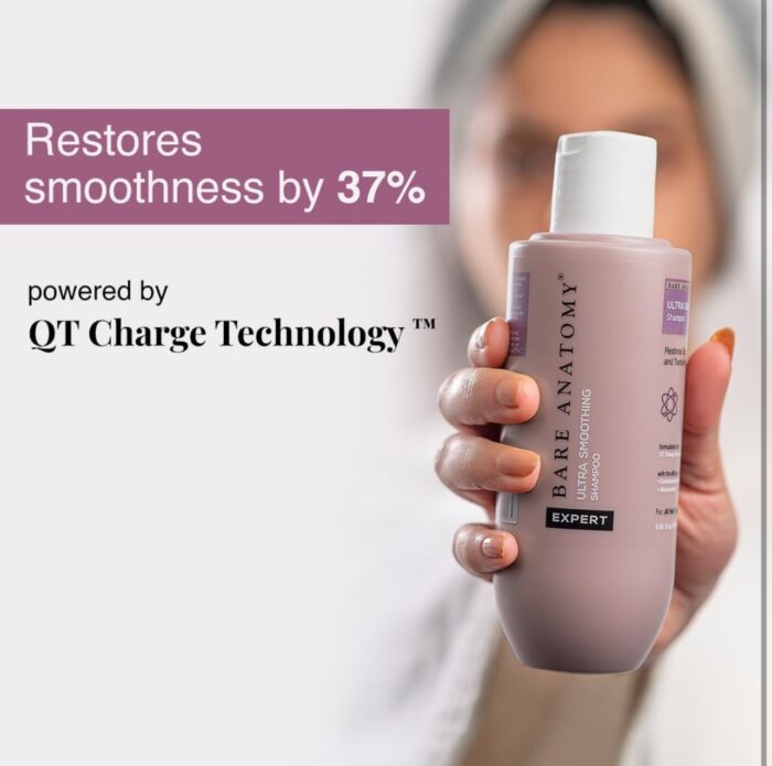 Bare Anatomy Ultra Smoothing Shampoo for Dry and Frizzy Hair | Restores Smoothing & Texture by 37% | -250ml - Image 6