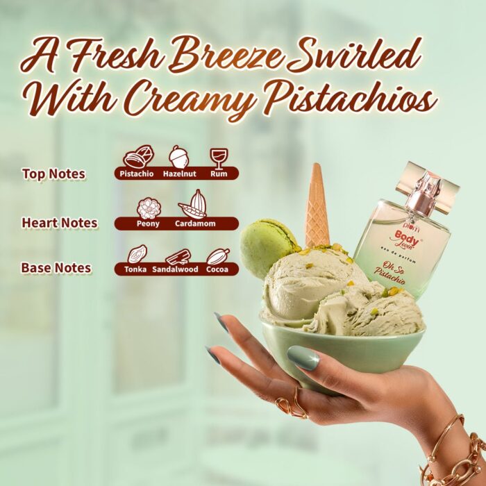 Plum BodyLovin'  Eau De Perfume Oh so Pistachio | Long Lasting & Premium Gourmand Fragrance | Luxury Perfume For Women | (50 ml) - Image 2