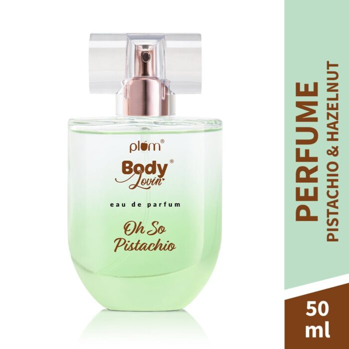 Plum BodyLovin'  Eau De Perfume Oh so Pistachio | Long Lasting & Premium Gourmand Fragrance | Luxury Perfume For Women | (50 ml) - Image 1
