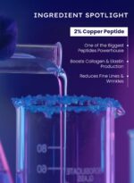 Hyphen 10% Power Peptide & 2% Copper Peptide Serum| Advanced Anti-Aging Formula | Reduces Fine Lines & Wrinkles | Glowing Skin | Face Serum For Men & Women | All Skin Types - 30ml - Image 4