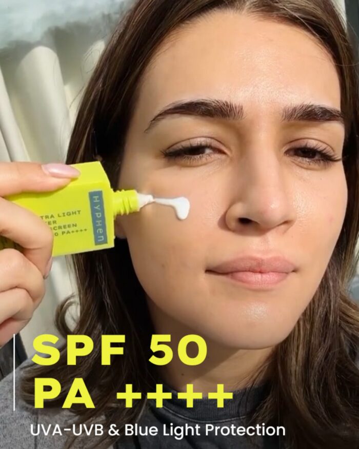 Hyphen All Skin 1% Hyaluronic Ultra Light Water Sunscreen Spf 50 Pa ++++||No White Cast||50Ml - Image 2