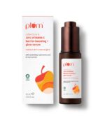 Plum 10% Vitamin C Glow + Barrier Boosting Serum with 3% Niacinamide, Calendula , 1% Hyaluronic acid & 1% Ceramide complex