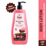 Plum BodyLovin' Marshmallow Melt Body Lotion, Shea Butter & Vitamin B5 For Deep Moisturization, Non-Greasy, Soft & Glowing Skin, For Dry to Very Dry Skin, Cozy Cocoa Marshmallow Fragrance (400 ml)