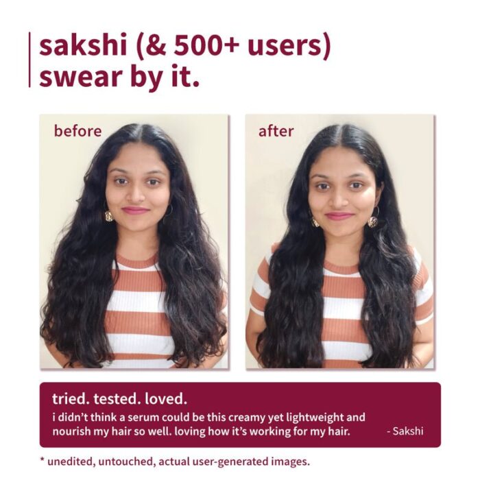 Plum 0.3% Glycolic Acid & Cherry Blossom Frizz Control Serum Creme - Image 2