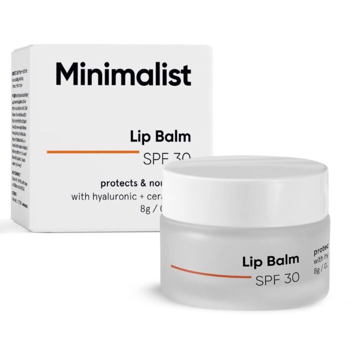 Minimalist Spf 30 Lip Balm With Ceramides & Hyaluronic Acid | Lip Protection & Nourishment | For Women & Men | 8 Gm, Off White - Image 5
