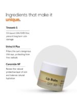 Minimalist Spf 30 Lip Balm With Ceramides & Hyaluronic Acid | Lip Protection & Nourishment | For Women & Men | 8 Gm, Off White - Image 3