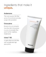 Minimalist Cream Sunscreen SPF 50 Lightweight With Multi-Vitamins, No White Cast, Broad Spectrum PA ++++ Acne Safe For Unisex, 50g - Image 4