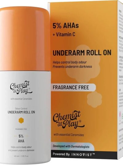 Chemist at Play UnderArm Roll-On | Fragrance FREE 40ML