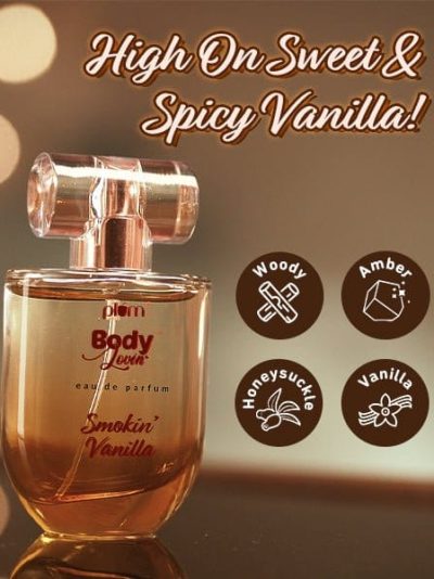 Plum BodyLovin' Eau De Perfume Smokin' Vanilla | Long Lasting & Premium Gourmand Fragrance | Luxury Perfume For Women |