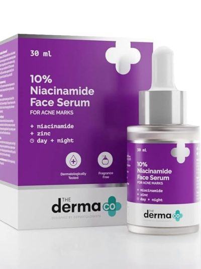 The Derma Co 10% Niacinamide Face Serum with Zinc for Acne Marks | 30 ml