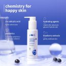 Plum 1% Salicylic Acid Clearly Gentle Gel Face Wash with Blueberry 100ml