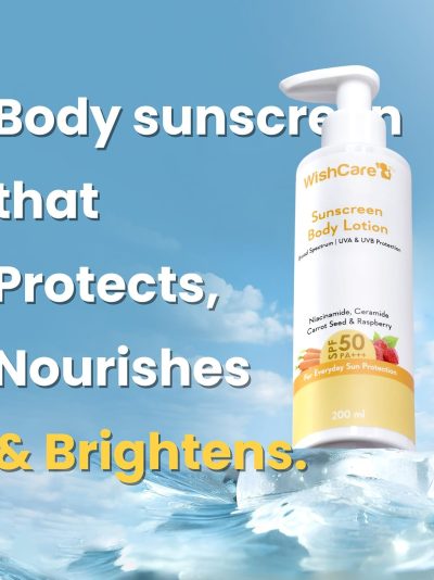 WishCare SPF 50 Sunscreen Body Lotion