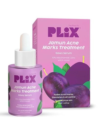 The Plant Fix Plix 10% Niacinamide Face Serum, 30ml (Pack Of 1) For Acne Marks, Blemishes, Oil Control With 1% Zinc & Witch Hazel, Skin Clarifying Jamun Serum For Unisex With Acne-Prone Skin