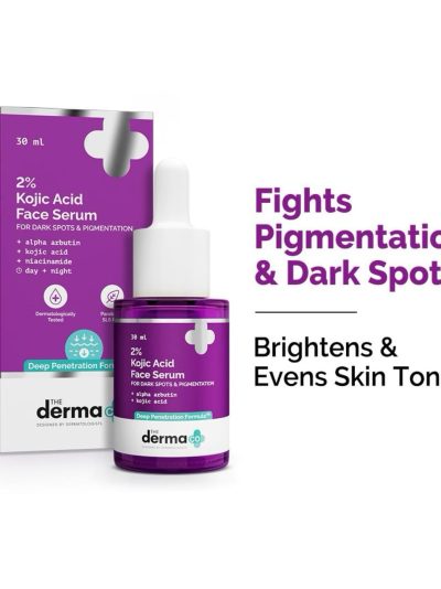 The Derma Co 2% Kojic Acid Face Serum with 1% Alpha Arbutin & Niacinamide - 30 ml