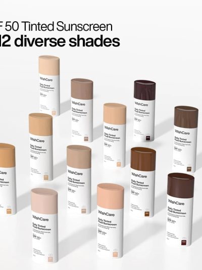 WishCare Daily Fluid Tinted Sunscreen SPF50 PA++++ || 50ml
