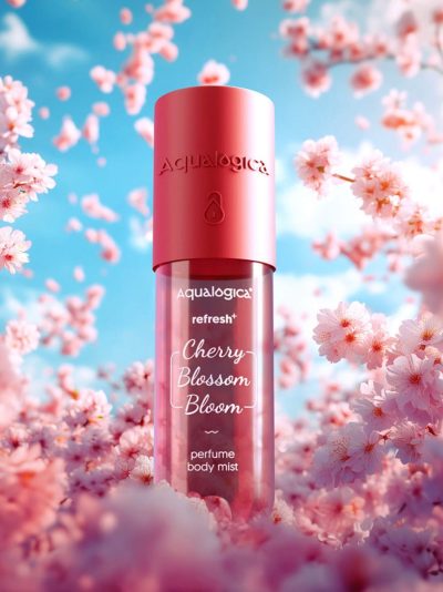 Aqualogica Refresh+ Cherry Blossom Bloom Perfume Body Mist with Zemea and Hyaluronic Acid - 150 ml